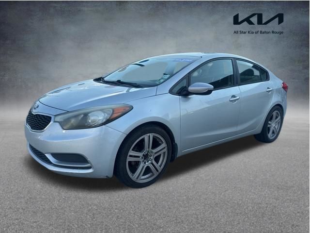 Bright Silver 2014 Kia Forte LX Sedan Front-Wheel Drive 6-Speed Manual