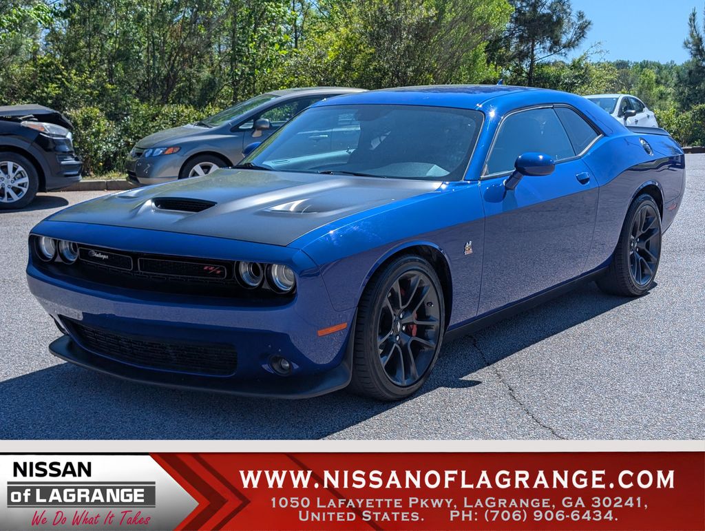 Indigo Blue 2021 Dodge Challenger R/T Scat Pack RWD Coupe Rear-Wheel Drive 8-Speed Automatic