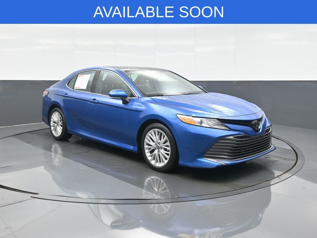 Blue Streak Metallic 2020 Toyota Camry Sedan All-Wheel Drive 8-Speed Automatic