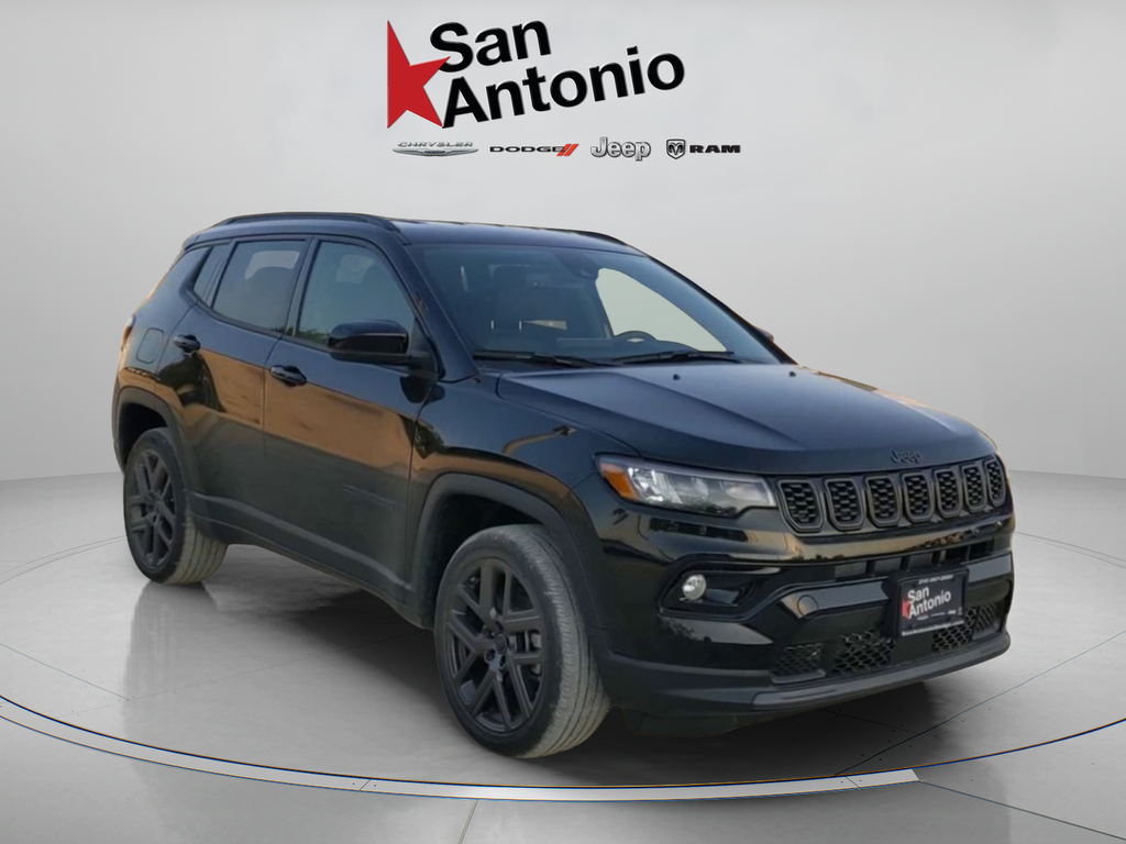 Diamond Black Crystal Pearlcoat 2026 Jeep Compass SUV / Crossover Four-Wheel Drive 8-Speed Automatic
