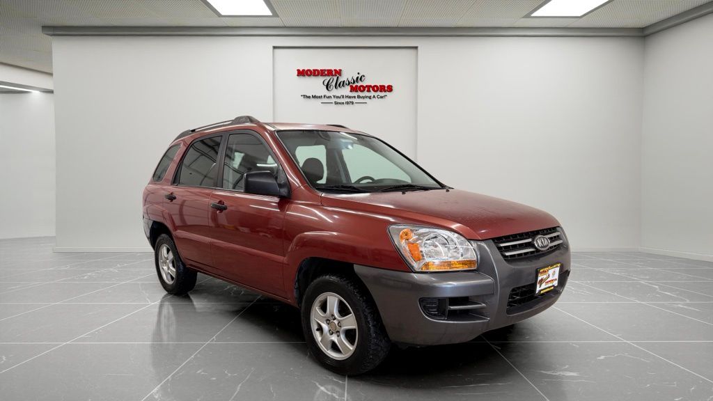 Volcanic Red 2007 Kia Sportage LX SUV / Crossover Front-Wheel Drive 4-Speed Automatic Overdrive