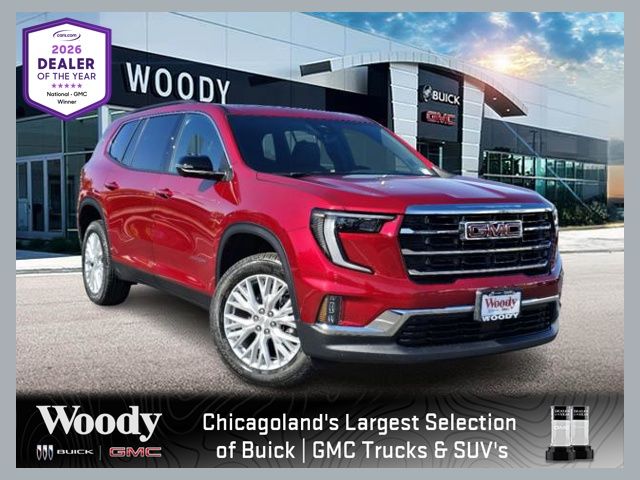 Volcanic Red Tintcoat 2026 GMC Acadia SUV / Crossover Four-Wheel Drive 8-Speed Automatic