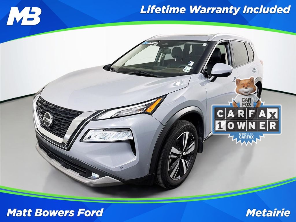 Boulder Gray Pearl 2021 Nissan Rogue SUV / Crossover Front-Wheel Drive Continuously Variable Transmission