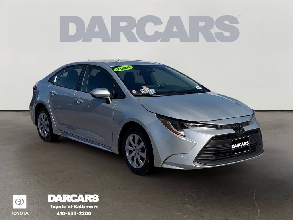 Classic Silver Metallic 2025 Toyota Corolla Sedan Front-Wheel Drive Continuously Variable Transmission