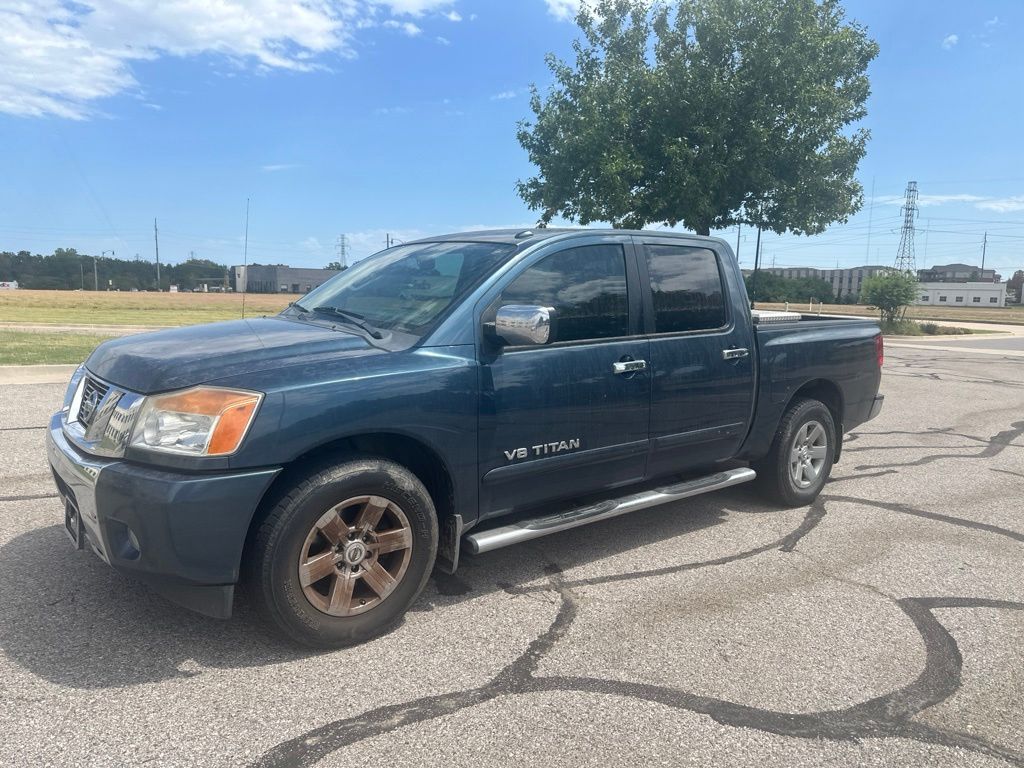 Gray (Graphite Blue) 2013 Nissan Titan Pickup Truck 4X2 5-Speed Automatic