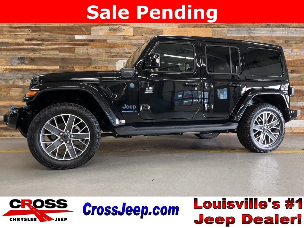 Black Clearcoat 2024 Jeep Wrangler 4xe High Altitude 4WD SUV / Crossover Four-Wheel Drive 8-Speed Automatic