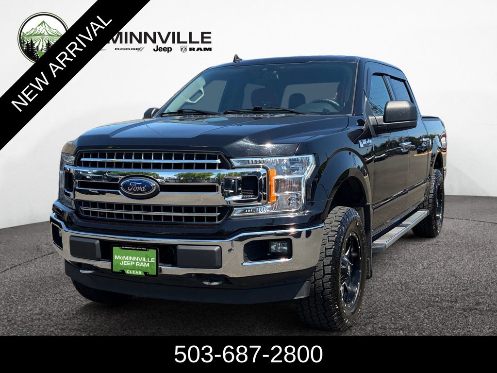 Agate Black Metallic 2020 Ford F-150 XLT SuperCrew 4WD Pickup Truck Four-Wheel Drive 6-Speed Automatic