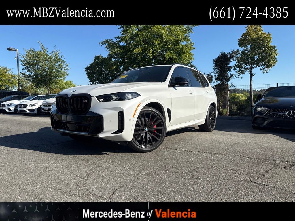 Mineral White Metallic 2025 BMW X5 SUV / Crossover All-Wheel Drive 8-Speed Automatic