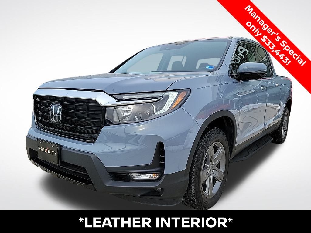 Sonic Gray Pearl 2023 Honda Ridgeline RTL-E AWD Pickup Truck All-Wheel Drive 9-Speed Automatic