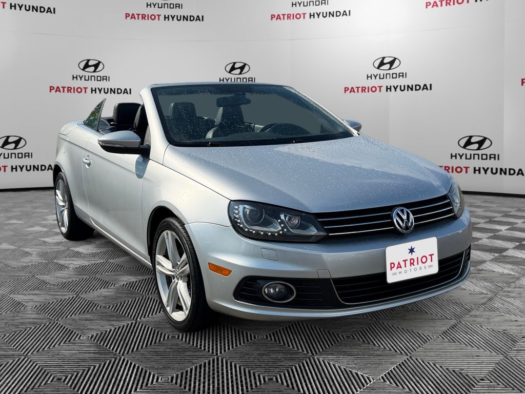 Reflex Silver Metallic 2012 Volkswagen Eos Convertible Front-Wheel Drive 6-Speed Dual Clutch