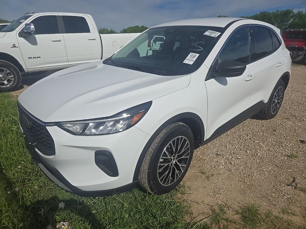 Oxford White 2023 Ford Escape Hybrid Active AWD SUV / Crossover All-Wheel Drive Continuously Variable Transmission