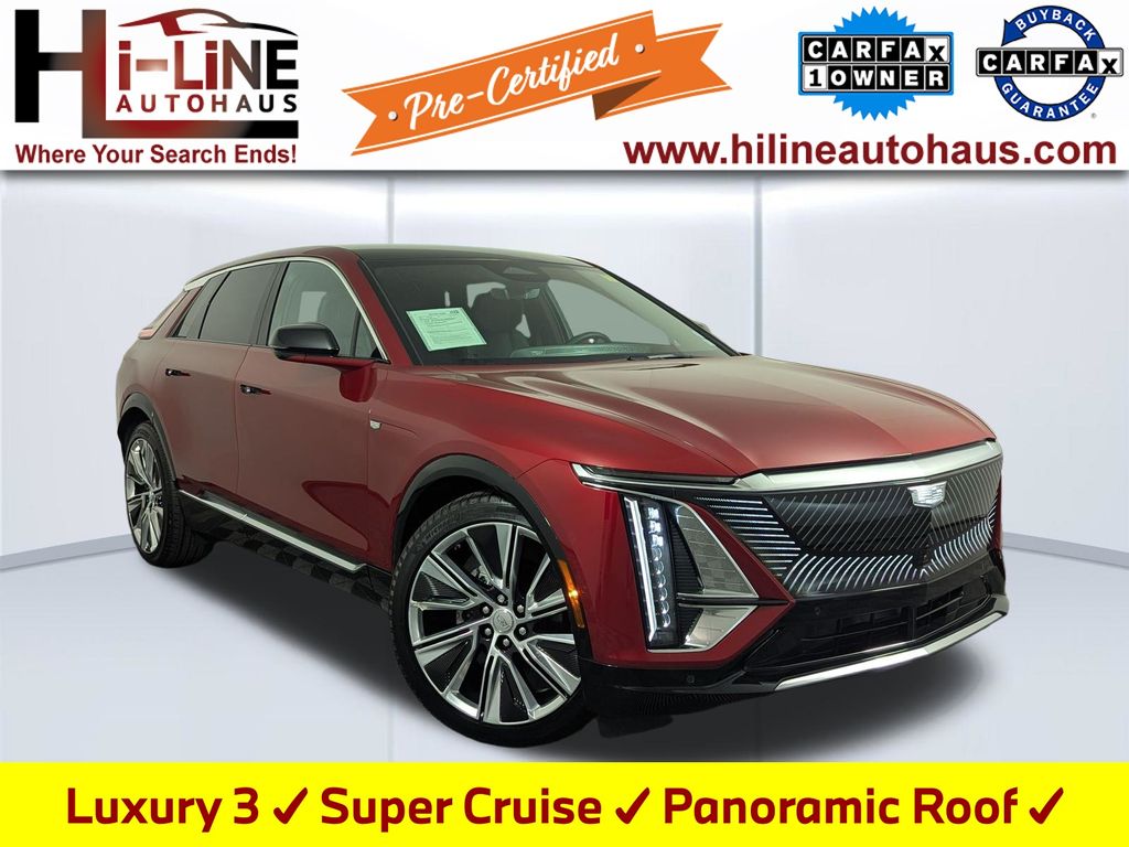 Radiant Red Tintcoat 2025 Cadillac LYRIQ SUV / Crossover All-Wheel Drive 1-Speed Automatic
