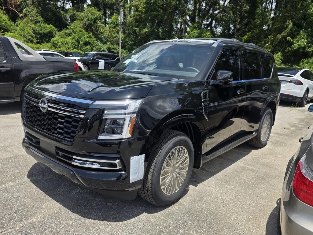 Super Black 2026 Nissan Armada SUV / Crossover Four-Wheel Drive 9-Speed Automatic
