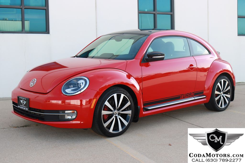 Red 2013 Volkswagen Beetle Hatchback 6-Speed Manual