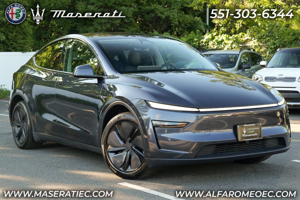 Gray 2026 Tesla Model Y SUV / Crossover Rear-Wheel Drive 1-Speed Automatic