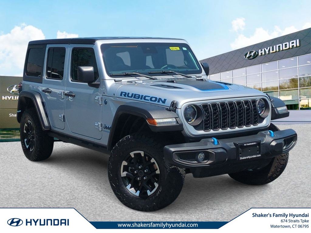 Silver Zynith Clearcoat 2024 Jeep Wrangler 4xe SUV / Crossover Four-Wheel Drive 8-Speed Automatic
