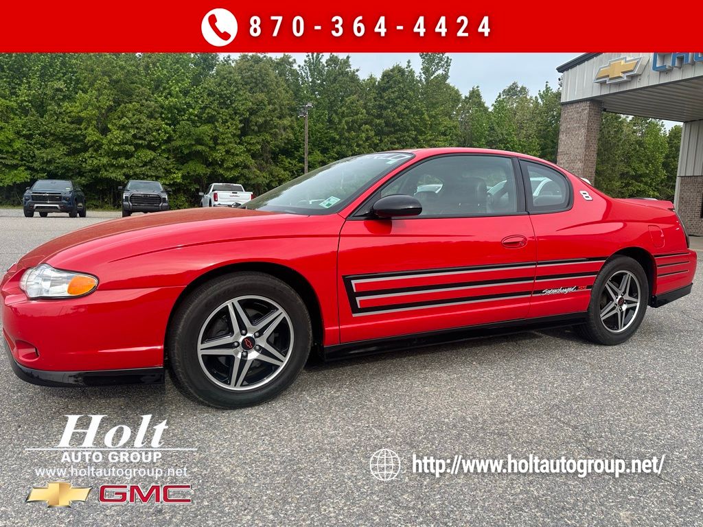 Wildfire Red 2004 Chevrolet Monte Carlo SS Supercharged FWD Coupe Front-Wheel Drive 4-Speed Automatic Overdrive