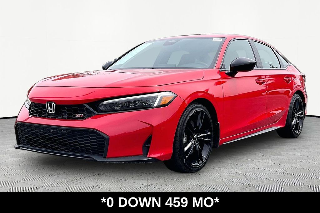 Rallye Red 2025 Honda Civic Sedan  6-Speed Manual
