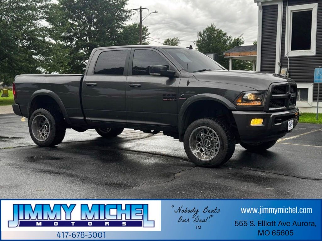 Gray (Granite Crystal Metallic Clearcoat) 2016 RAM 2500 Laramie Crew Cab 4WD Pickup Truck Four-Wheel Drive 6-Speed Automatic