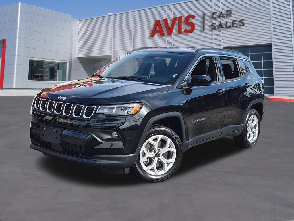 Diamond Black Crystal PC 2025 Jeep Compass SUV / Crossover Four-Wheel Drive 8-Speed Automatic