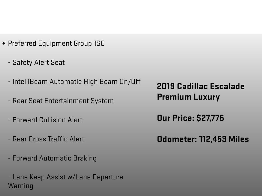 2019 Cadillac Escalade Premium Luxury - 11