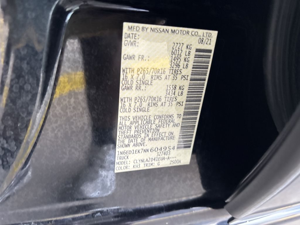 Used 2022 Nissan Frontier Truck