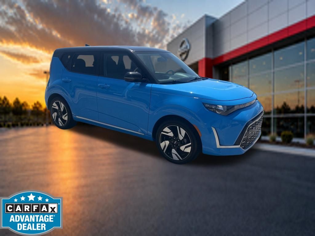 Surf Blue 2023 Kia Soul SUV / Crossover Front-Wheel Drive Continuously Variable Transmission