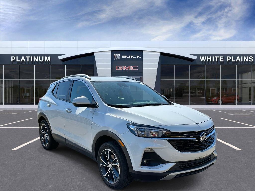 Summit White 2023 Buick Encore GX Select AWD SUV / Crossover All-Wheel Drive 9-Speed Automatic