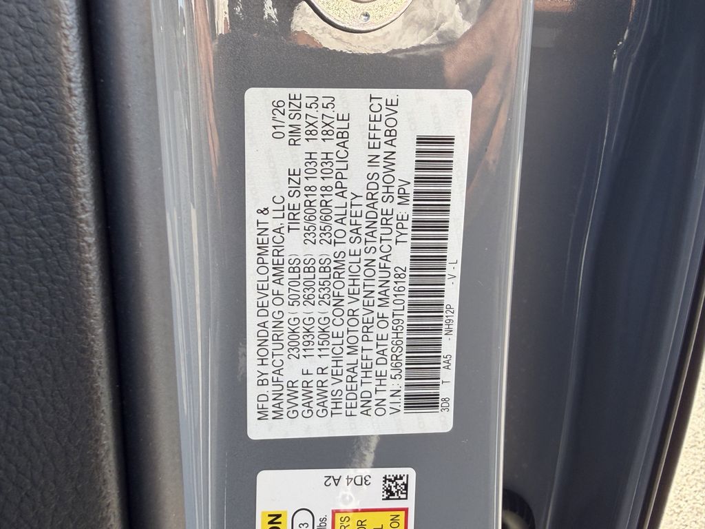 new 2026 Honda CR-V Hybrid car, priced at $37,532