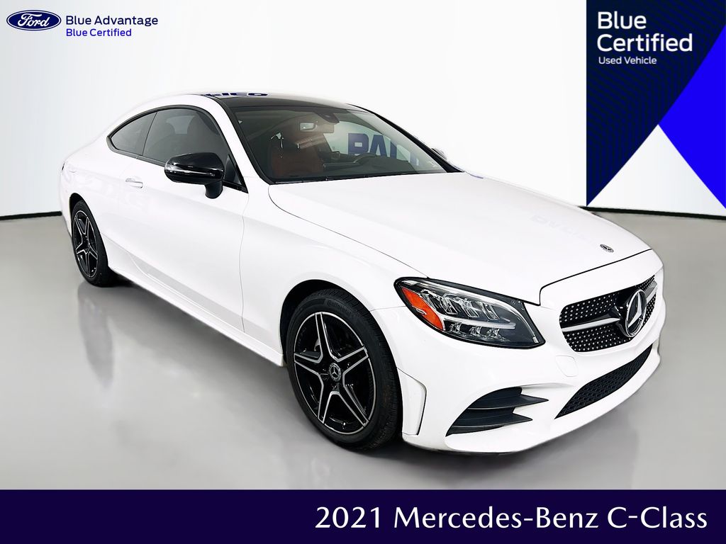White 2021 Mercedes-Benz C-Class Sedan All-Wheel Drive 9-Speed Automatic