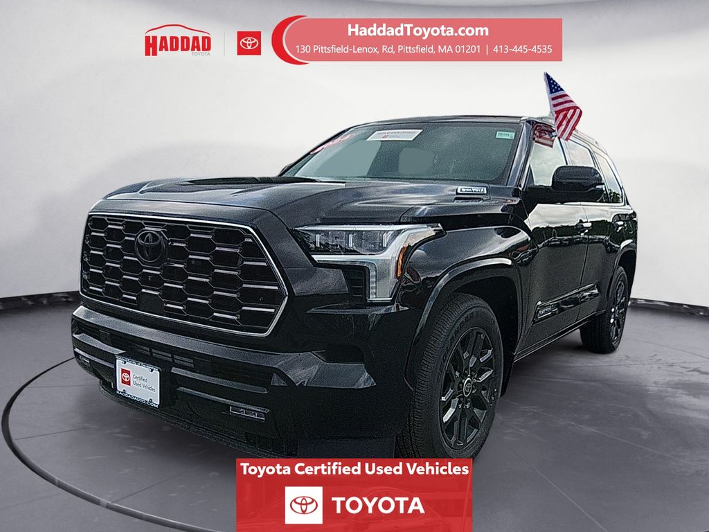 Midnight Black Metallic 2024 Toyota Sequoia Platinum 4WD SUV / Crossover Four-Wheel Drive Automatic