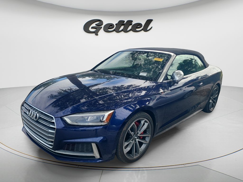 Navarra Blue Metallic/Black Roof 2018 Audi S5 3.0T quattro Prestige Cabriolet AWD Convertible All-Wheel Drive 8-Speed Automatic