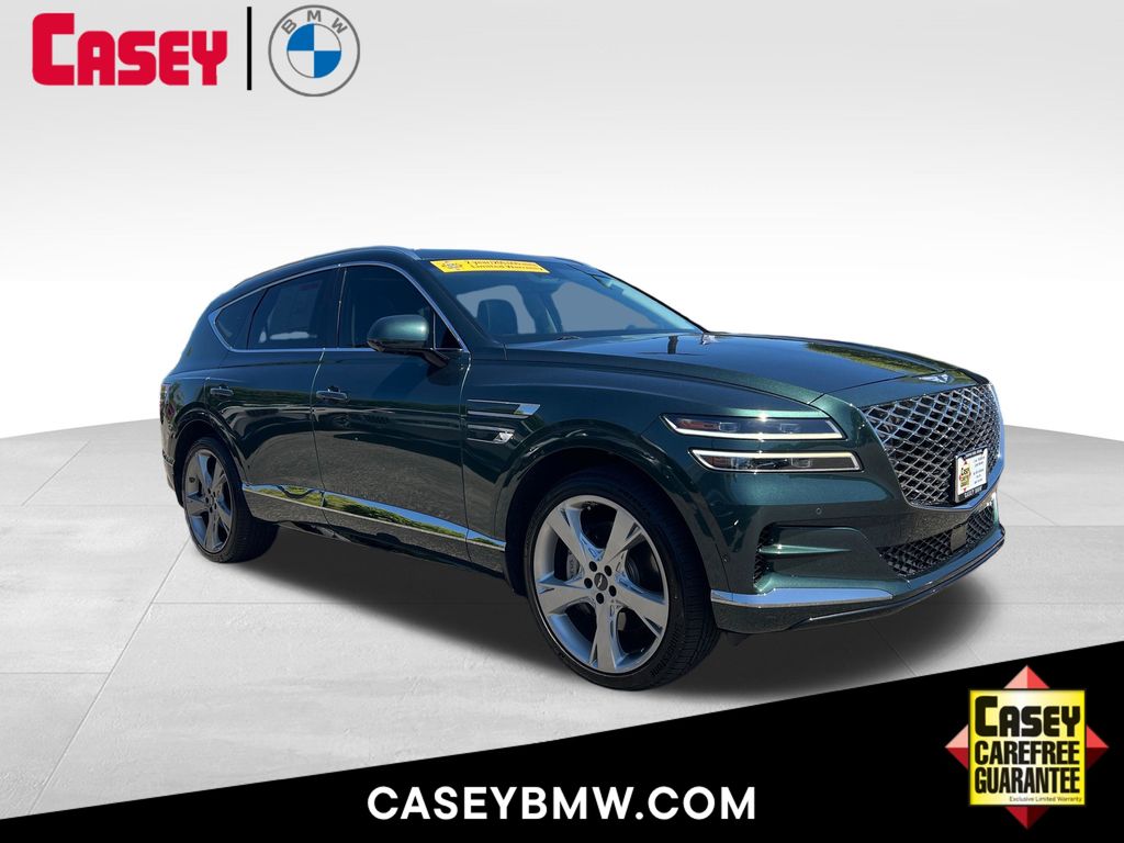 Cardiff Green 2024 Genesis GV80 3.5T Prestige AWD SUV / Crossover 8-Speed Automatic