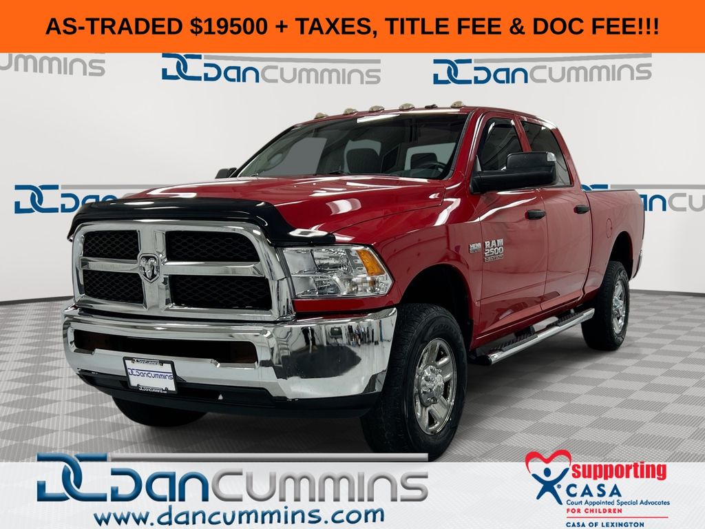 Flame Red Clearcoat 2015 RAM 2500 Pickup Truck Four-Wheel Drive 6-Speed Automatic
