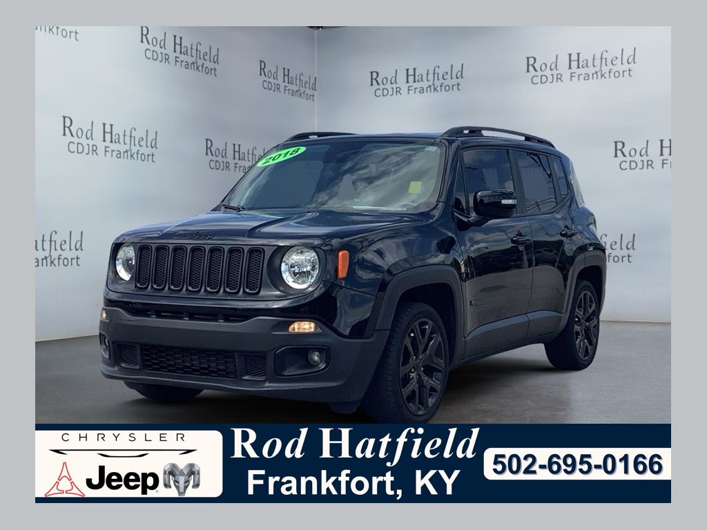 Black 2018 Jeep Renegade SUV / Crossover Front-Wheel Drive 9-Speed Automatic