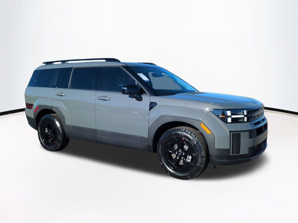 2026 Hyundai SANTA FE XRT in Gray — front three-quarter view