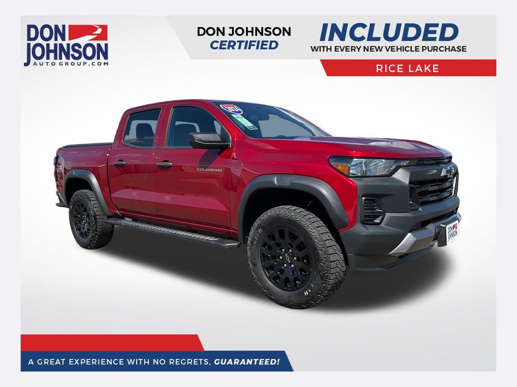 Radiant Red Tintcoat 2024 Chevrolet Colorado Pickup Truck Four-Wheel Drive 8-Speed Automatic
