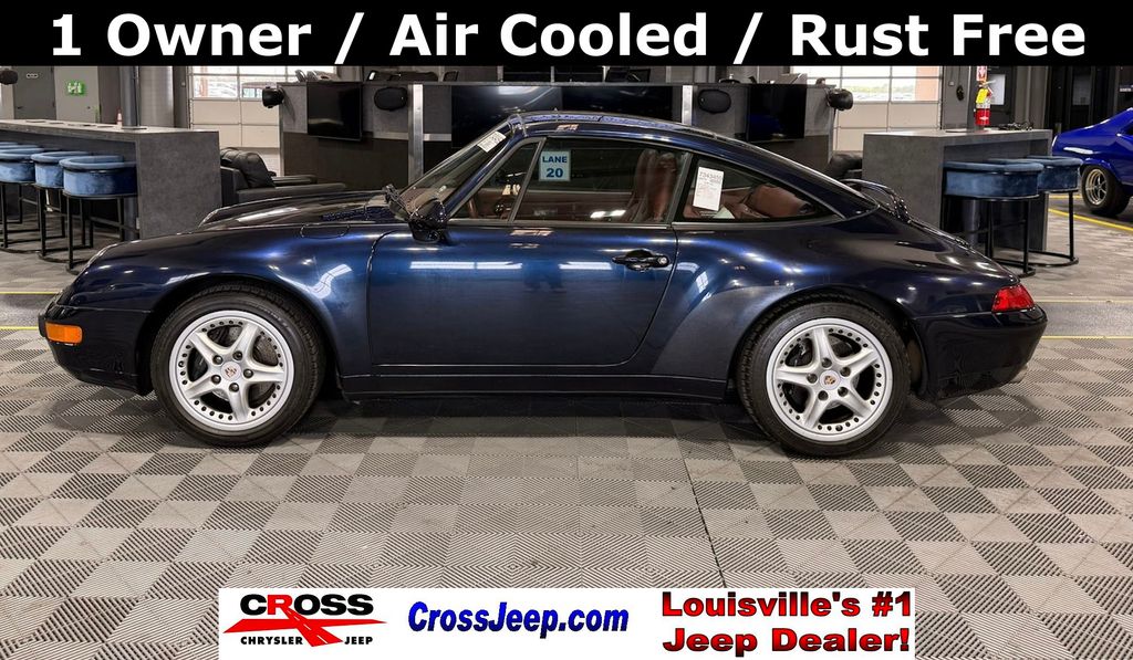 Blue 1996 Porsche 911 Carrera Coupe RWD Coupe Rear-Wheel Drive Automatic
