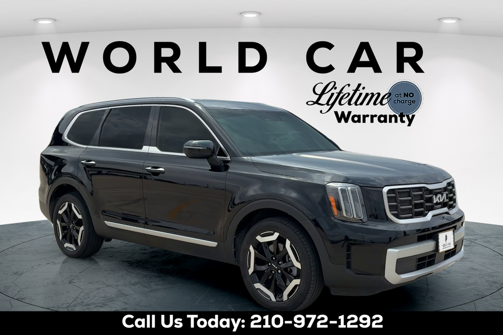 Ebony Black 2024 Kia Telluride S AWD SUV / Crossover All-Wheel Drive 8-Speed Automatic