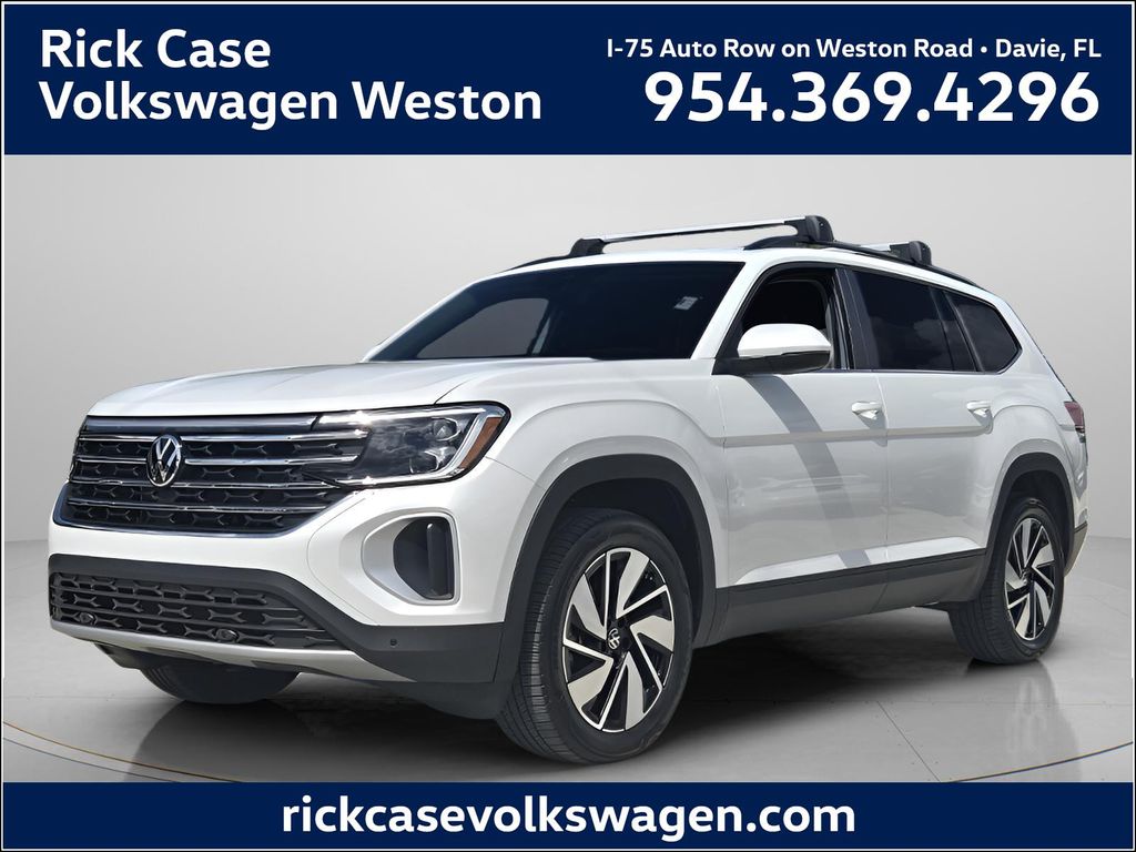 Opal White Pearl 2026 Volkswagen Atlas SUV / Crossover Front-Wheel Drive 8-Speed Automatic