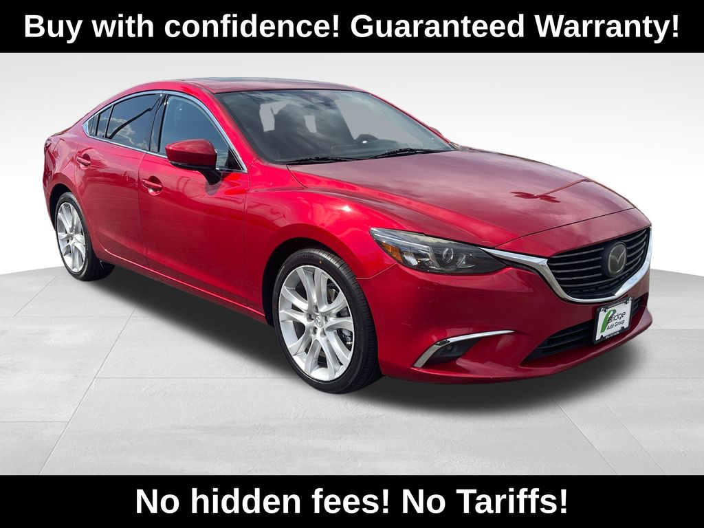 Soul Red Metallic 2017 Mazda MAZDA6 Sedan Front-Wheel Drive 6-Speed Automatic