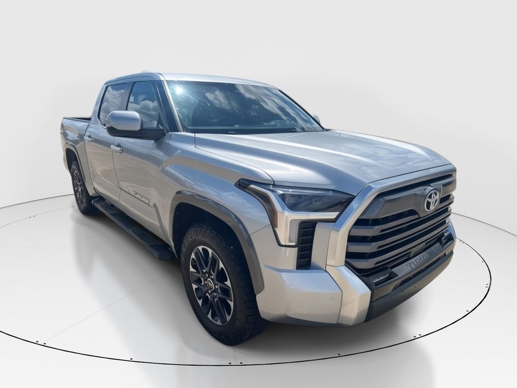 Celestial Silver Metallic 2024 Toyota Tundra Limited CrewMax Cab 4WD Pickup Truck Four-Wheel Drive Automatic