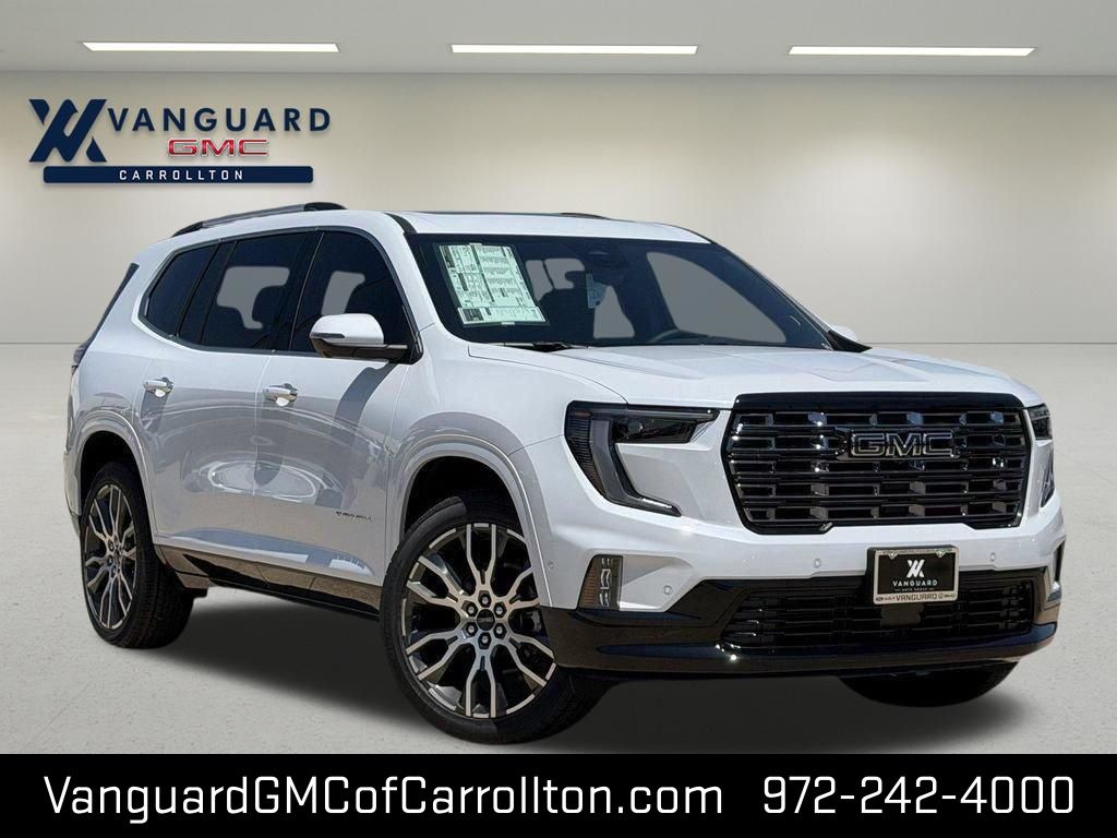 Glacier White Tricoat 2026 GMC Acadia SUV / Crossover Four-Wheel Drive 8-Speed Automatic