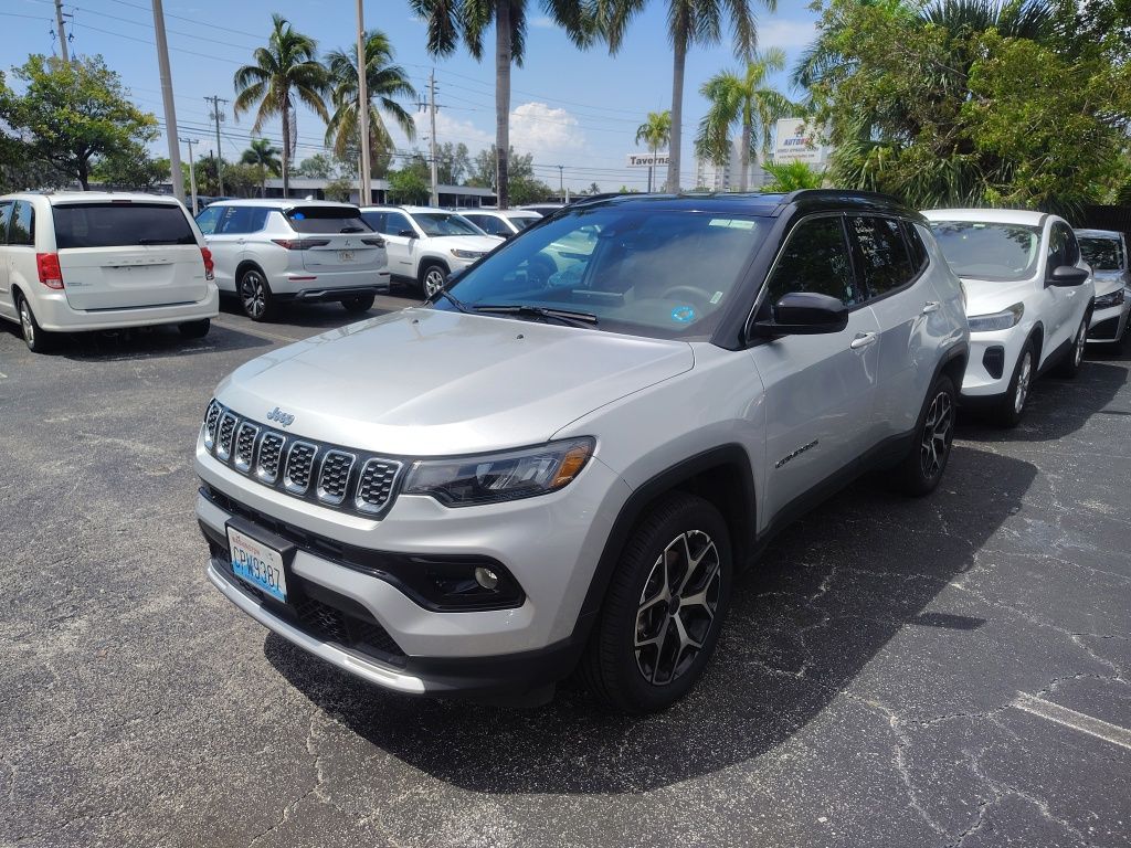 Silver Zynith Metallic Clearcoat 2025 Jeep Compass SUV / Crossover Four-Wheel Drive 8-Speed Automatic