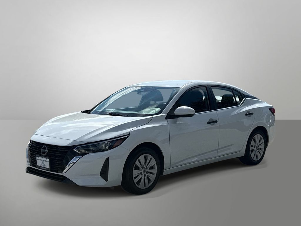 White (Fresh Powder) 2024 Nissan Sentra Sedan Front-Wheel Drive Continuously Variable Transmission