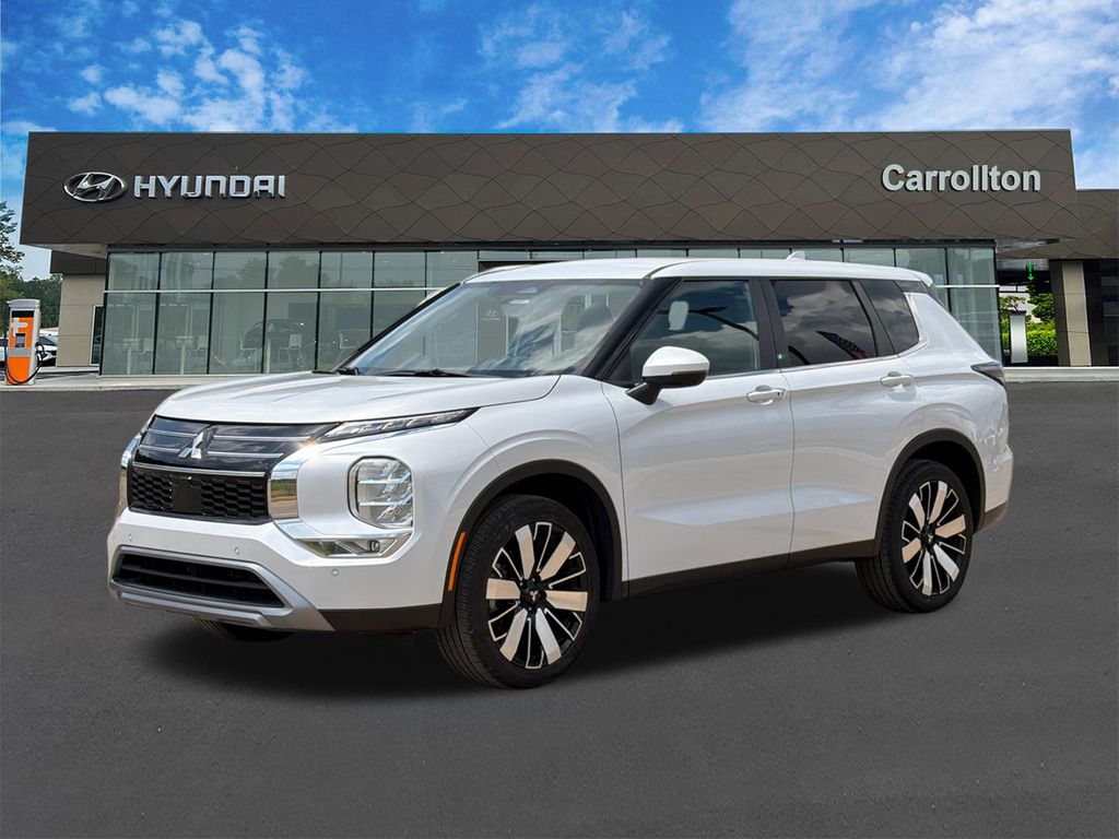 White 2025 Mitsubishi Outlander SE FWD SUV / Crossover Front-Wheel Drive Continuously Variable Transmission
