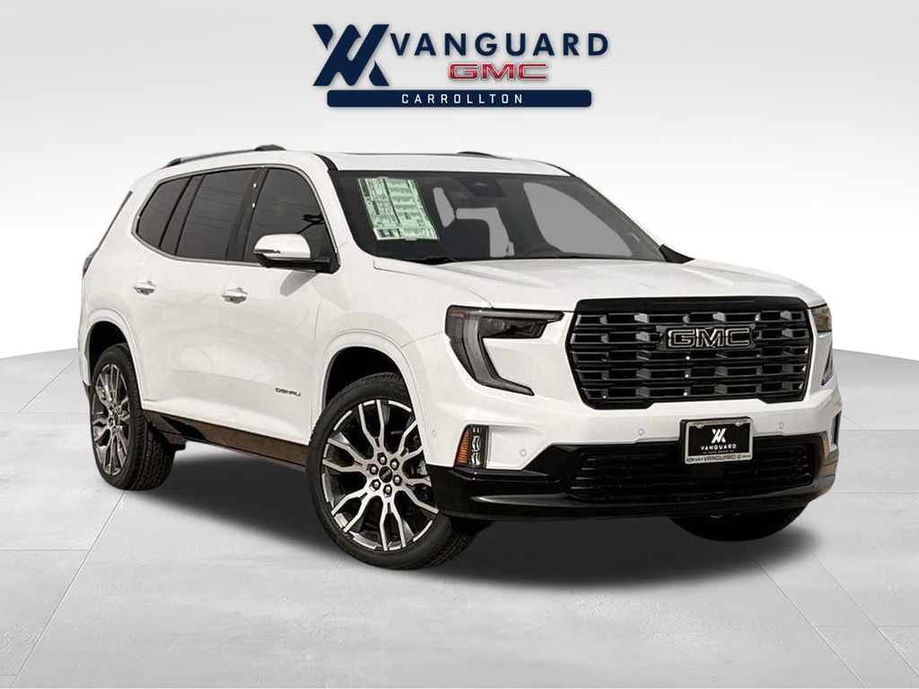 Glacier White Tricoat 2026 GMC Acadia SUV / Crossover Four-Wheel Drive 8-Speed Automatic