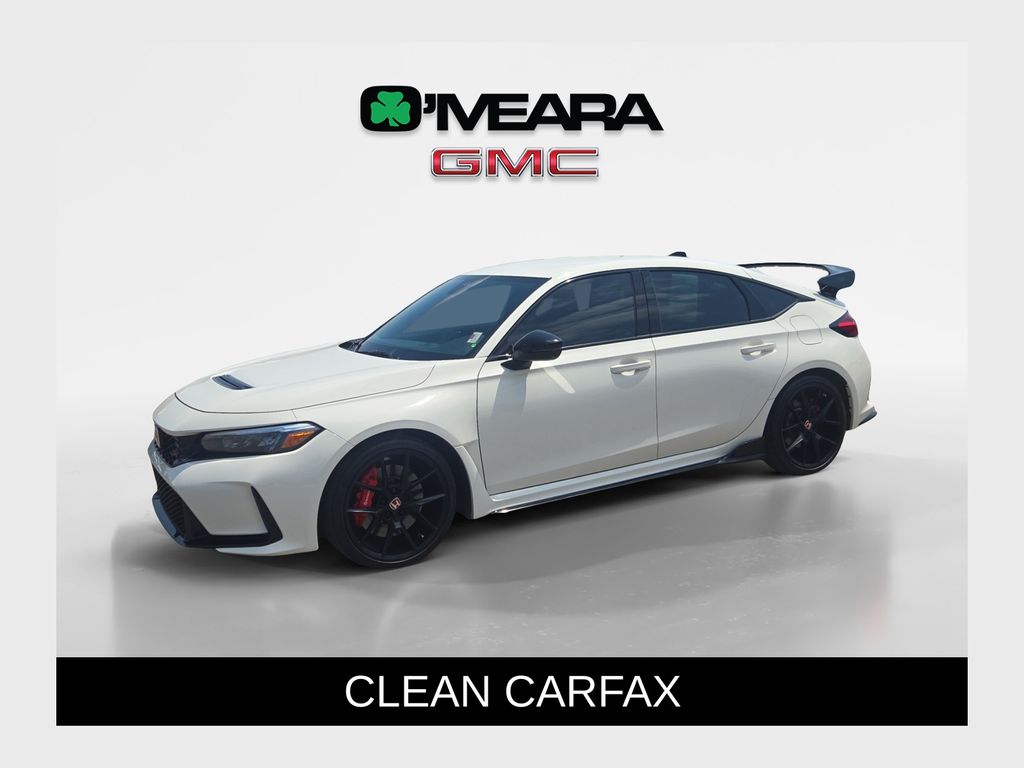 Championship White 2023 Honda Civic Type R Hatchback Front-Wheel Drive 6-Speed Manual