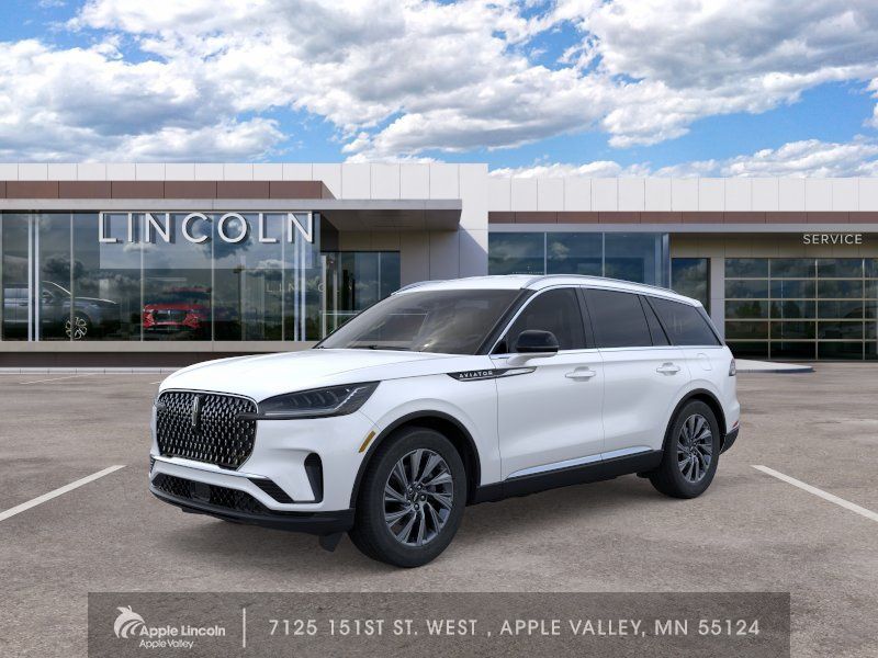 White Metallic 2026 Lincoln Aviator SUV / Crossover All-Wheel Drive Automatic