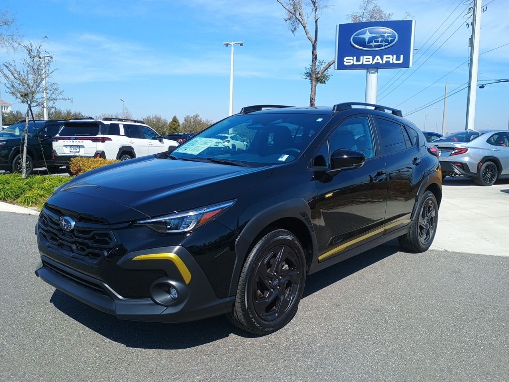 Crystal Black Silica 2025 Subaru Crosstrek Sport AWD SUV / Crossover All-Wheel Drive Continuously Variable Transmission